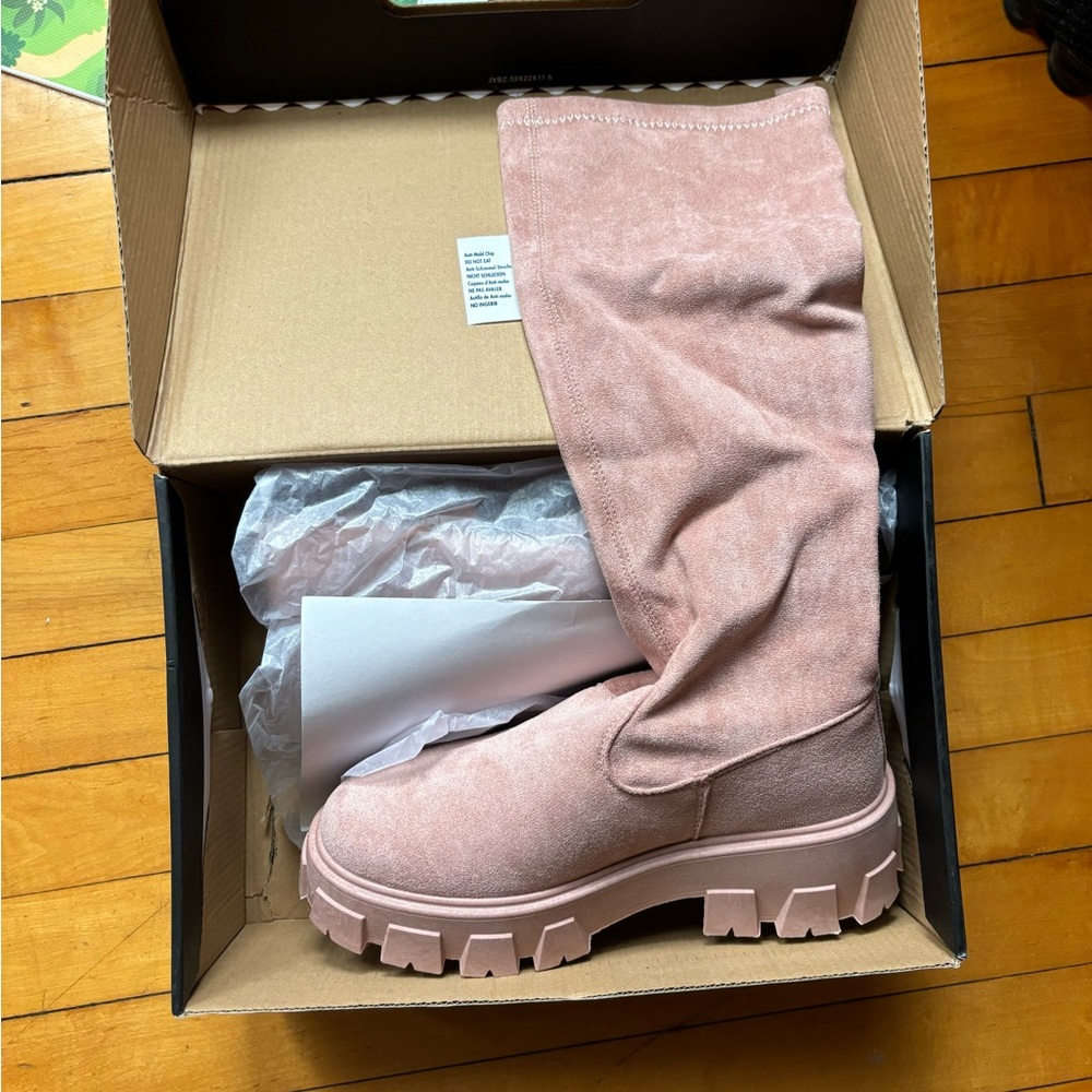 Pink boot